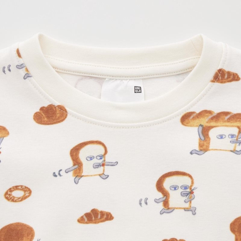 Brown Baby Uniqlo The Picture Book Long-sleeve (Pan Dorobou (Bread Thief)) Pajamas | USA TWGOX-3428