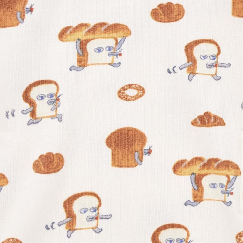 Brown Baby Uniqlo The Picture Book Long-sleeve (Pan Dorobou (Bread Thief)) Pajamas | USA TWGOX-3428