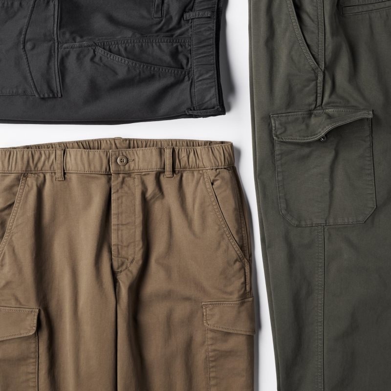 Brown Men Uniqlo Cargo Jogger | USA EUYRI-6421