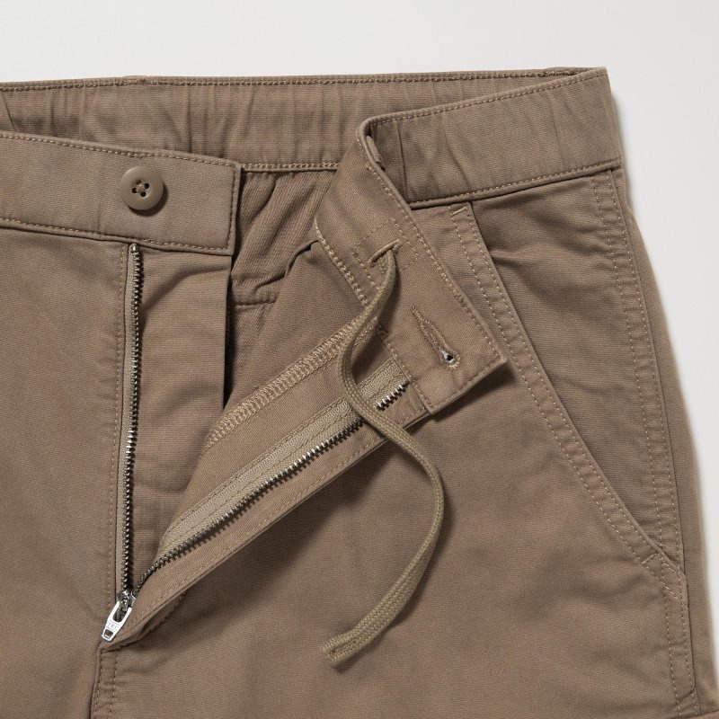 Brown Men Uniqlo Cargo Jogger | USA EUYRI-6421