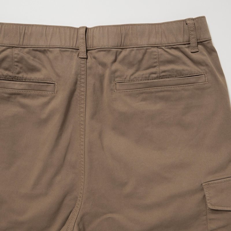 Brown Men Uniqlo Cargo Jogger | USA EUYRI-6421