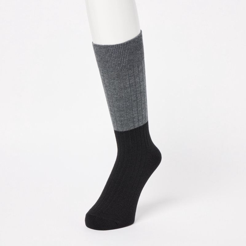 Brown Men Uniqlo Heattech Socks | USA GDESR-0153