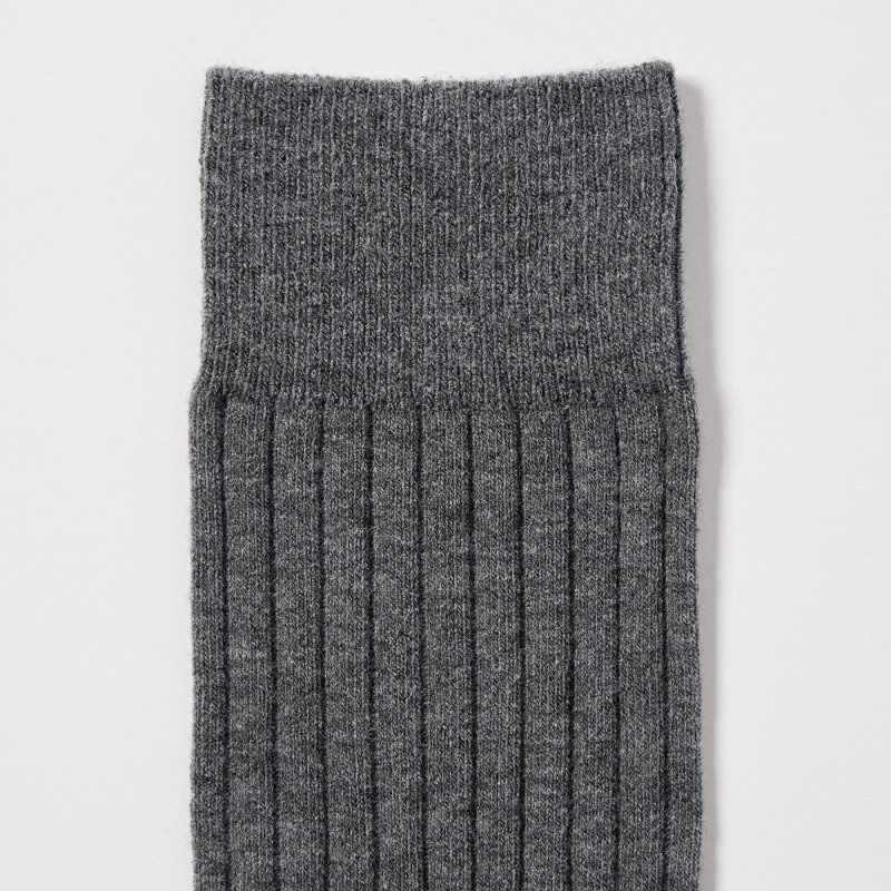 Brown Men Uniqlo Heattech Socks | USA GDESR-0153