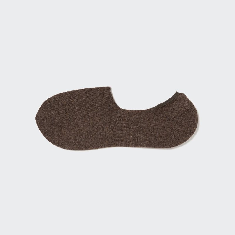 Brown Men Uniqlo Low Cut Socks | USA OCSYP-3574