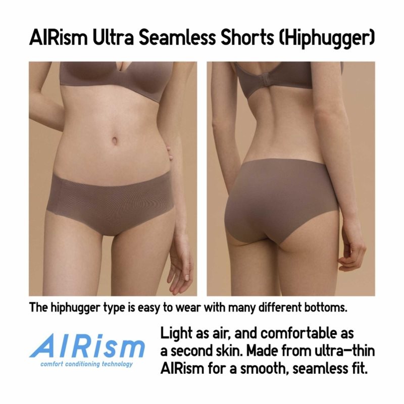 Brown Women Uniqlo Airism Ultra Seamless Underwear | USA DGKXI-8179