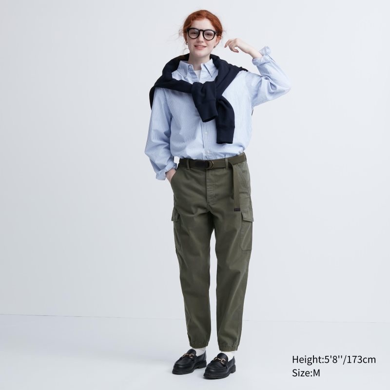 Brown Women Uniqlo Cargo Jogger | USA NSHEJ-6974