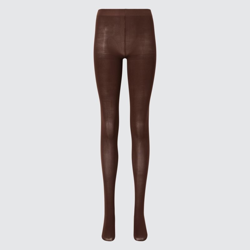 Brown Women Uniqlo Heattech Tight | USA SETCD-0285