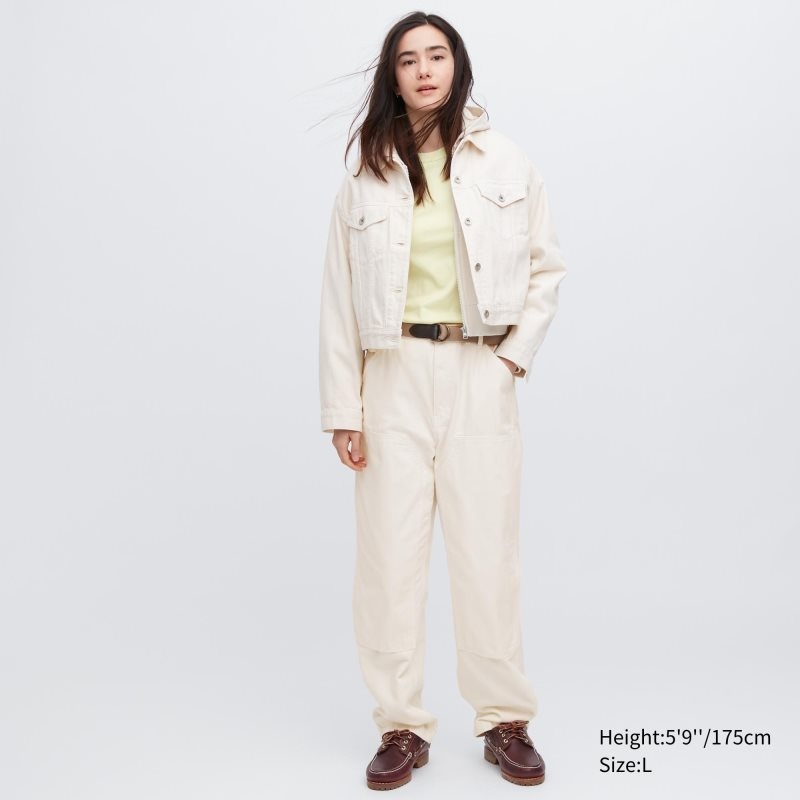 Brown Women Uniqlo Painter Pants | USA BKGID-1062