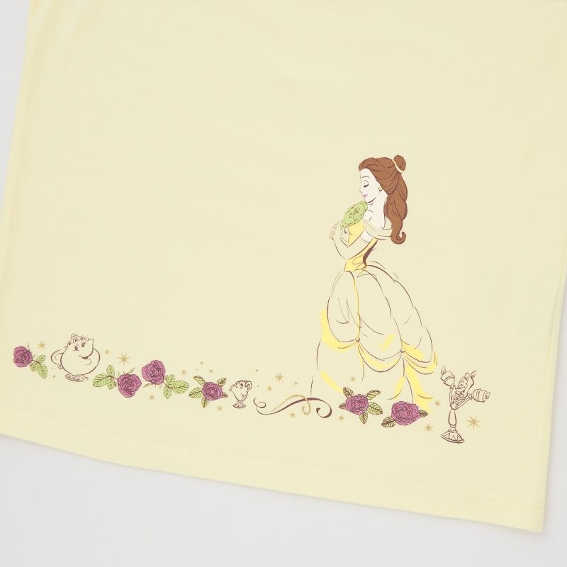 Cream Kids Uniqlo Disney Heroines Ut (Short-sleeve Graphic) T Shirts | USA KNEQL-5063