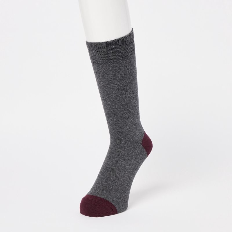 Dark Green Men Uniqlo Socks Socks | USA VTANH-6593