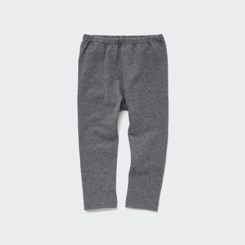 Dark Grey Baby Uniqlo Full-length (Solid) Leggings | USA TLXYM-2734