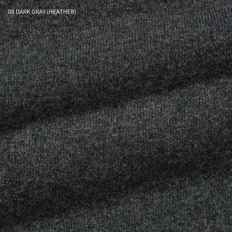 Dark Grey Men Uniqlo Cashmere Turtleneck Long-sleeve Sweaters | USA DWVGN-1935