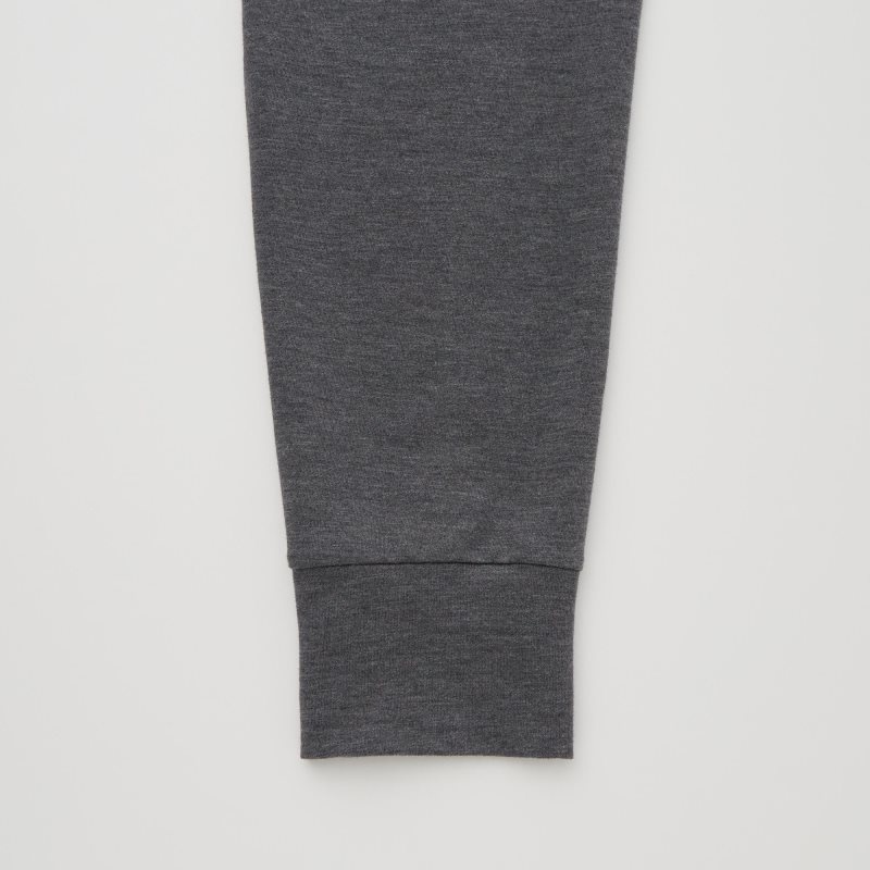 Dark Grey Men Uniqlo Heattech Cotton (Extra Warm) Tight | USA HBTYJ-6154