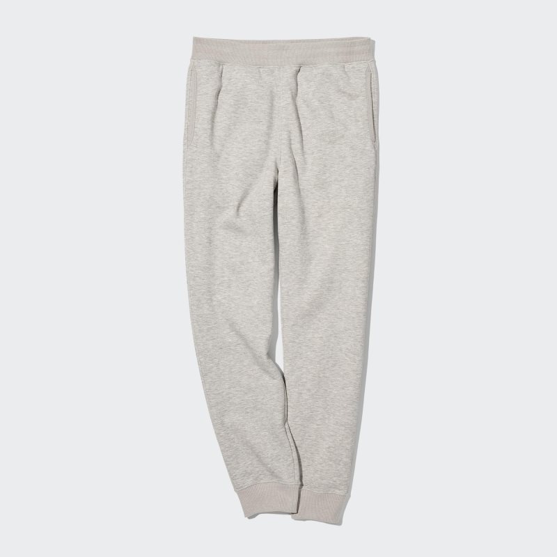 Dark Grey Men Uniqlo Heattech Pile-lined Sweatpants | USA FLCRZ-7860