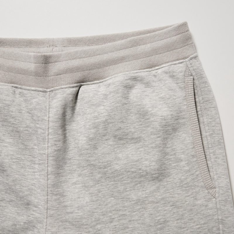 Dark Grey Men Uniqlo Heattech Pile-lined Sweatpants | USA FLCRZ-7860