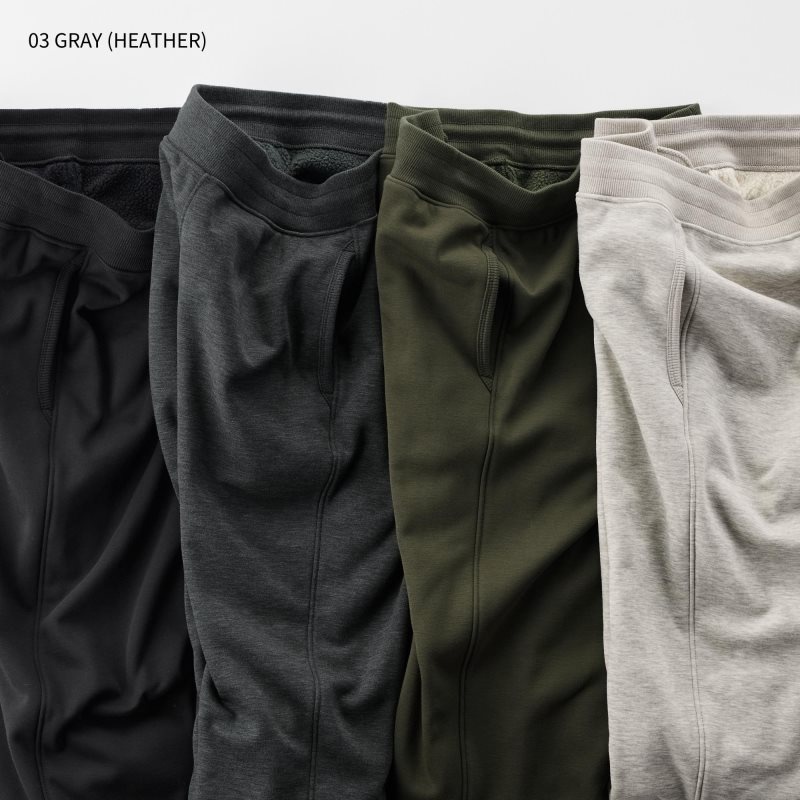 Dark Grey Men Uniqlo Heattech Pile-lined Sweatpants | USA FLCRZ-7860