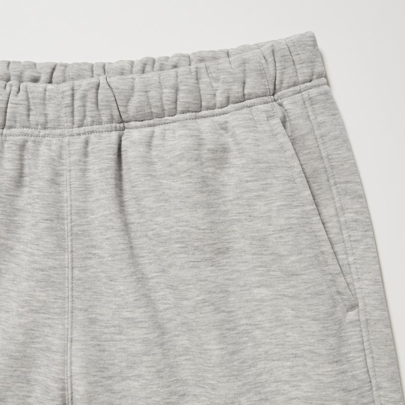 Dark Grey Men Uniqlo Heattech Pile-lined Sweatpants | USA RNCBG-7681