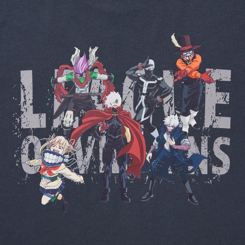 Dark Grey Men Uniqlo My Hero Academia Ut (Short-sleeve Graphic) T Shirts | USA ANKJL-2034