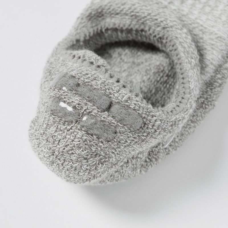 Dark Grey Men Uniqlo Pile Low Cut Socks | USA XKSAH-4713