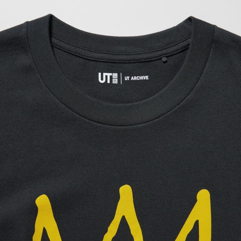 Dark Grey Women Uniqlo Ut Archive Ut (Short Sleeve Graphic) (Jean-michel Basquiat) T Shirts | USA MBJXF-5284