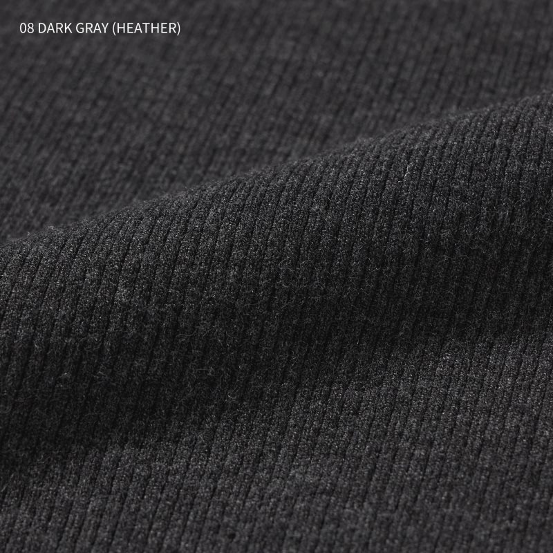 Dark Grey Women Uniqlo Washable Knit Ribbed Pants | USA FJSWR-2856