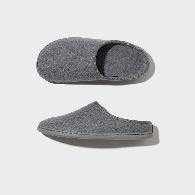 Dark Grey Women Uniqlo Washable Slippers | USA GMSFP-8964