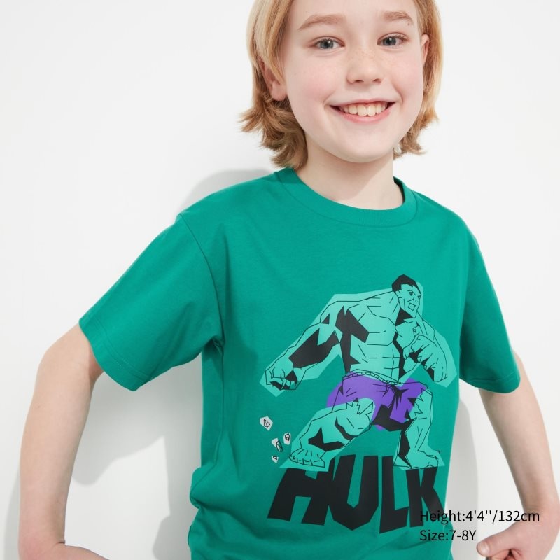 Green Kids Uniqlo Utgp2023: Magic For All Ut (Short-sleeve Graphic) (Ryota Makishita) T Shirts | USA BOZEK-7564