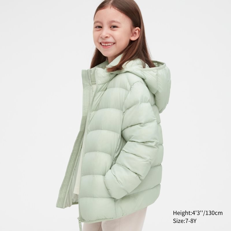 Green Kids Uniqlo Warm Padded Washable Parka | USA JDEWQ-7523