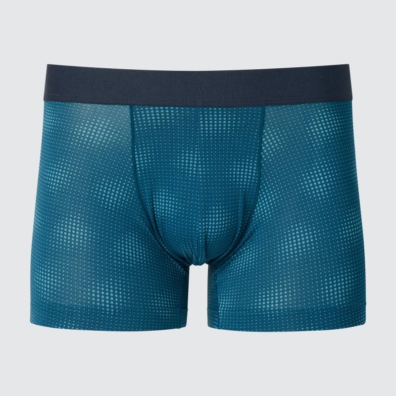 Green Men Uniqlo Airism Printed Low-rise Boxer Briefs | USA KSDBG-0671