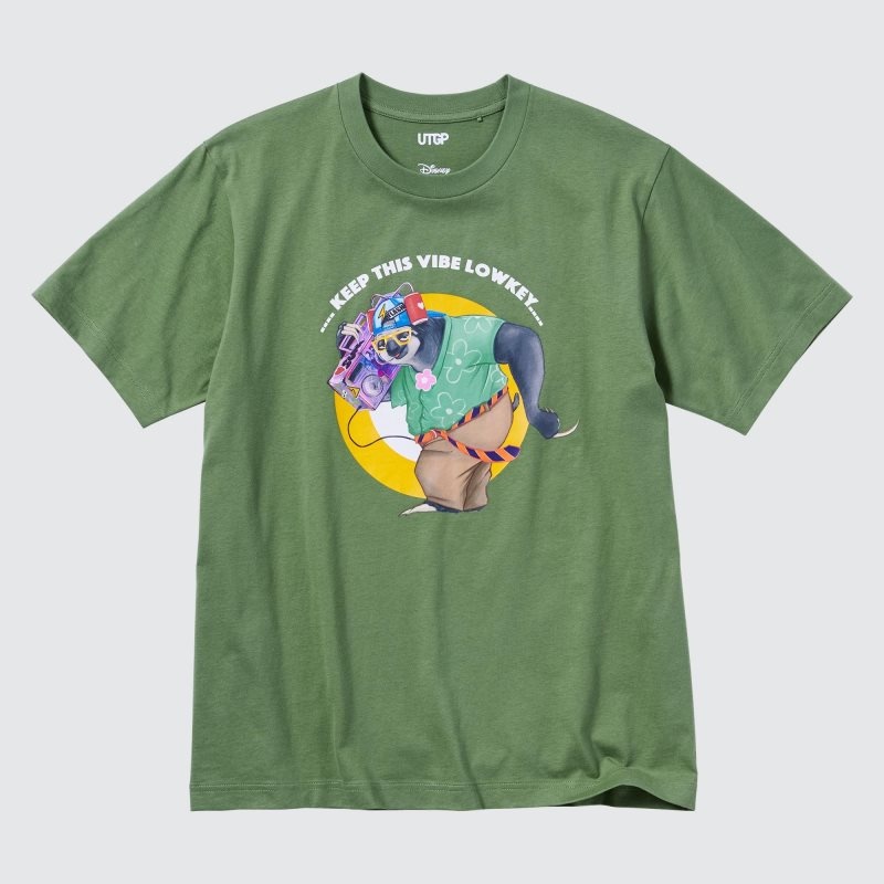 Green Men Uniqlo Utgp2023: Magic For All Ut (Short-sleeve Graphic) (Psychkennedy) T Shirts | USA FWXBK-6891