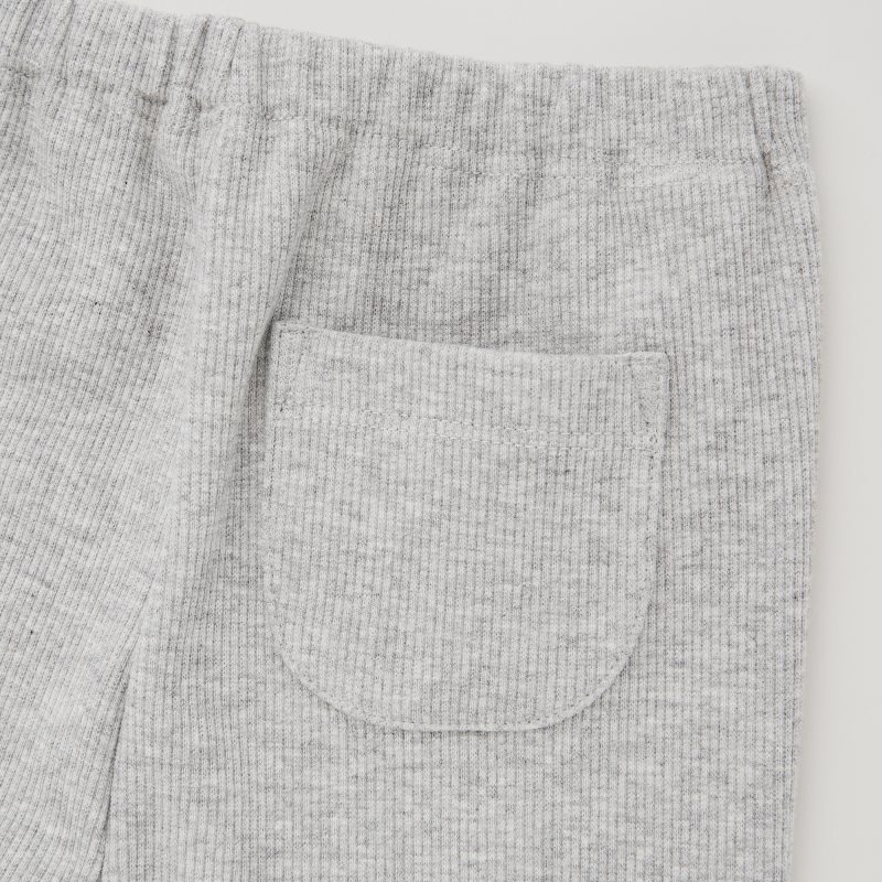 Grey Baby Uniqlo Full-length (Ribbed) Leggings | USA JNKZL-8039