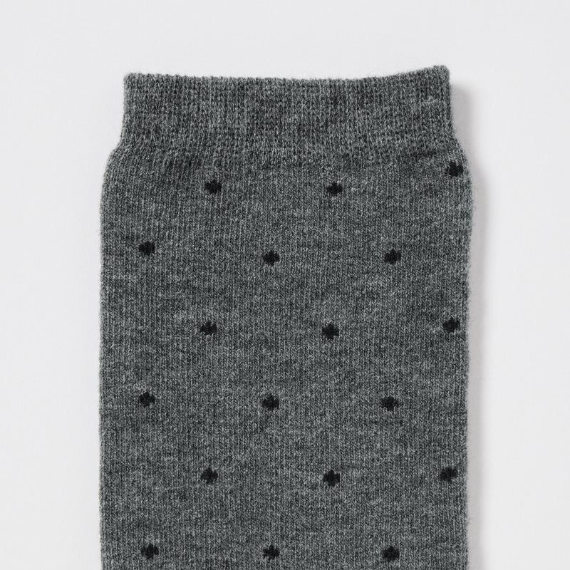 Grey Kids Uniqlo Heattech High (2 Pairs) Socks | USA ZUDRW-6720