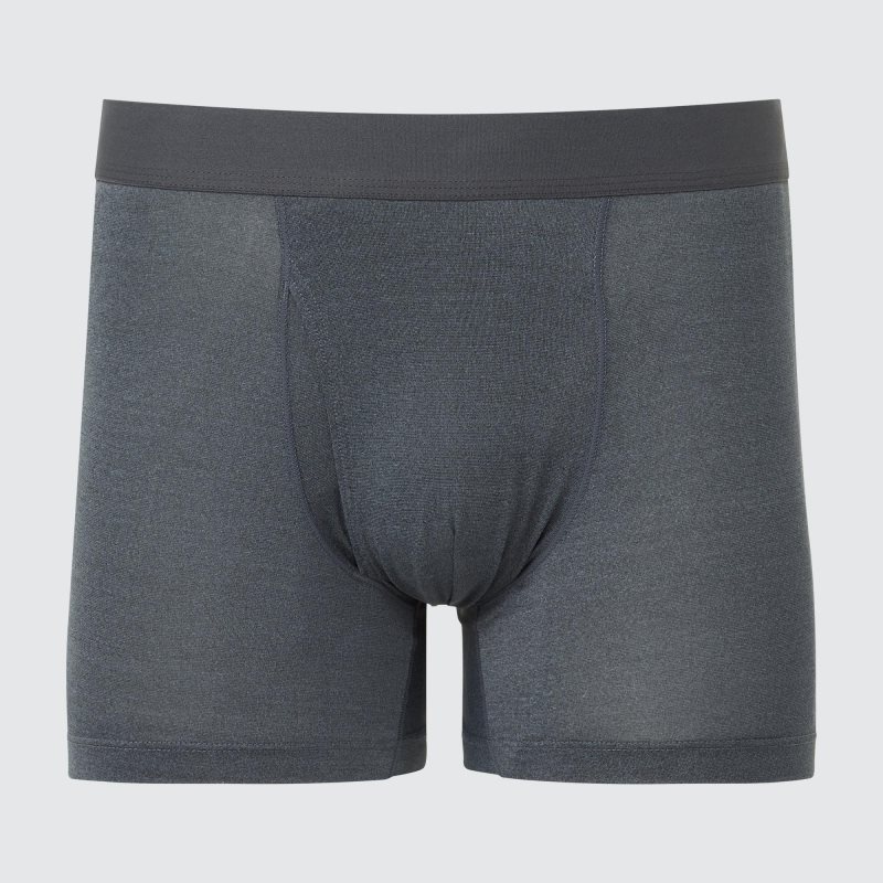 Grey Men Uniqlo Airism Boxer Briefs | USA QTHSC-7345