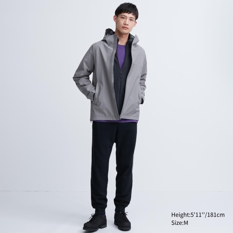 Grey Men Uniqlo Blocktech (3d Cut) Parka | USA IGPAZ-6392