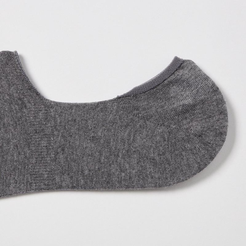 Grey Men Uniqlo Low Cut Socks | USA NLOSH-1526