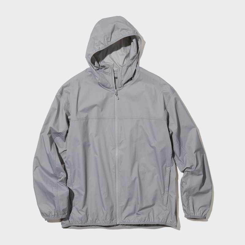 Grey Men Uniqlo Pocketable Uv Protection 3d Cut Parka | USA ZTDIM-2568