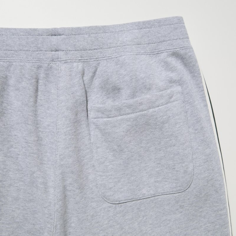 Grey Men Uniqlo Side-stripe Sweatpants | USA DGRVX-5932