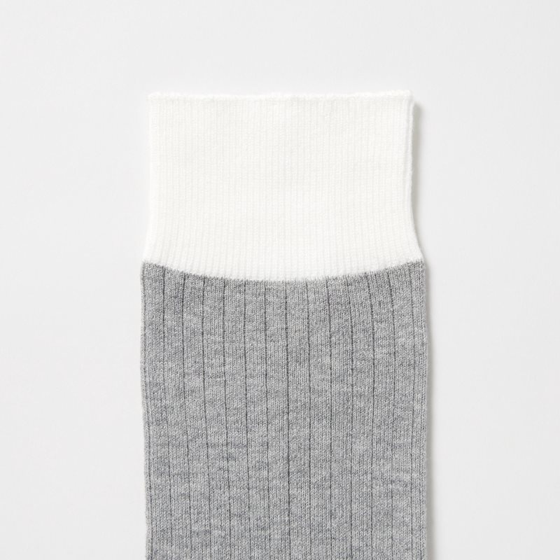 Grey Men Uniqlo Silket Ribbed Socks | USA YCFGP-7284