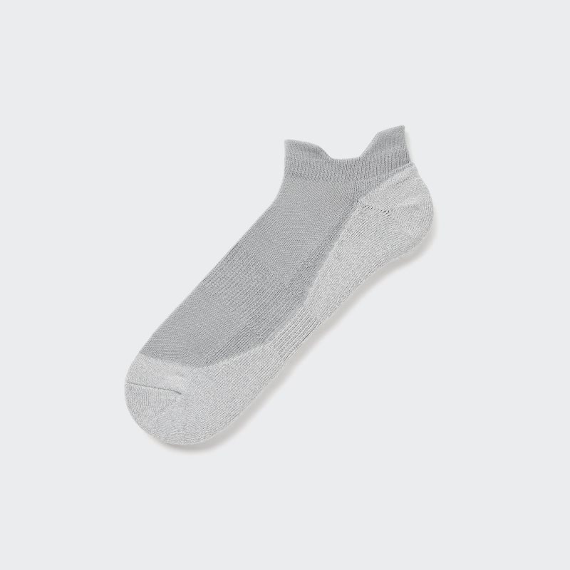 Grey Men Uniqlo Sports Short Socks | USA ZHUDE-3809