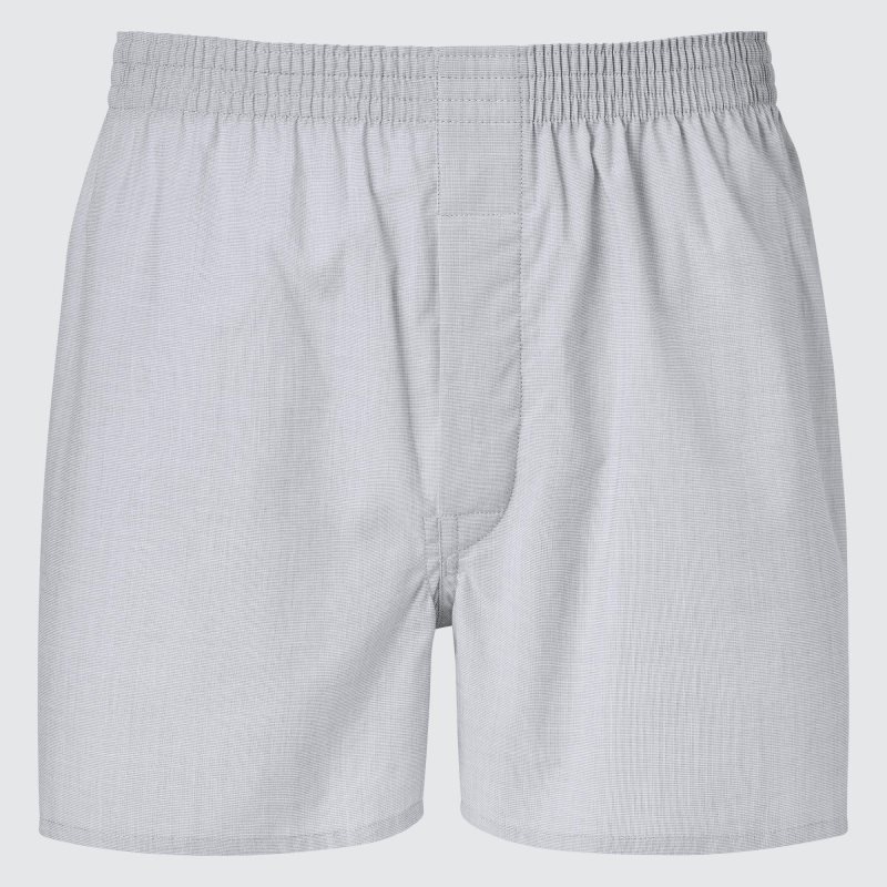 Grey Men Uniqlo Woven Broadcloth Briefs | USA WIPRZ-4032