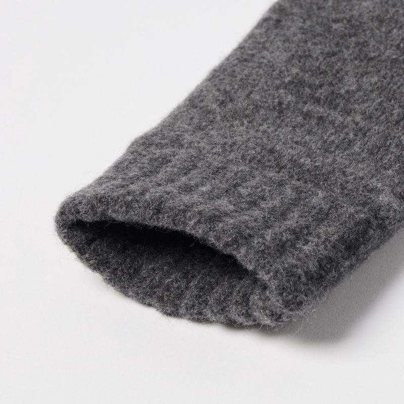 Grey Women Uniqlo Heattech Lining Souffle Yarn Mittens Gloves | USA XYGJE-3795