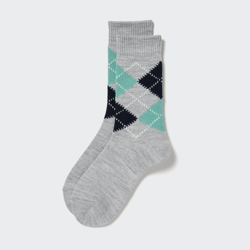 Grey Women Uniqlo Heattech Socks | USA FHJPM-2586