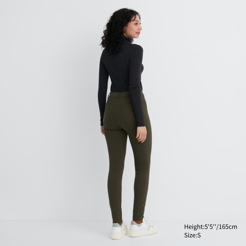 Grey Women Uniqlo Heattech Ultra Stretch Leggings Pants | USA YOUEW-7532