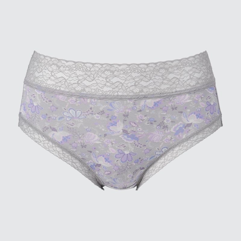 Grey Women Uniqlo High-rise Underwear | USA ZXHSF-0783