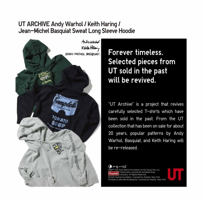 Grey Women Uniqlo Ut Archive Long Sleeve Sweat (Jean-michel Basquiat) Hoodie | USA UHFGV-1479