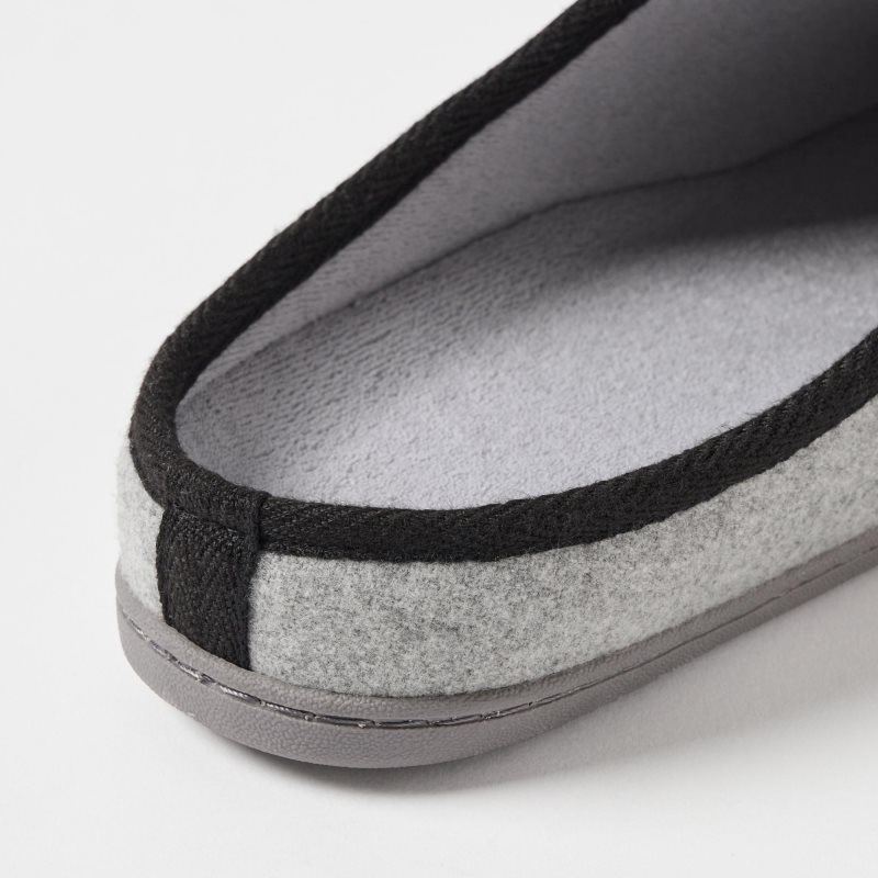 Grey Women Uniqlo Wool Like (Rubber Sole) Slippers | USA FIBEV-2957