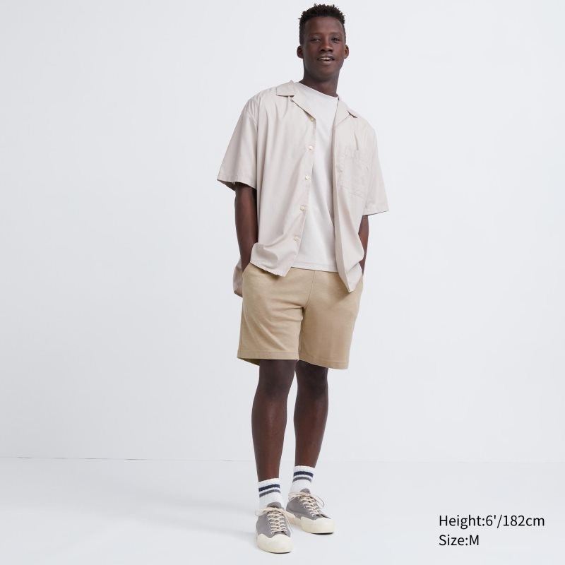 Khaki Men Uniqlo Airism Cotton Easy (8\