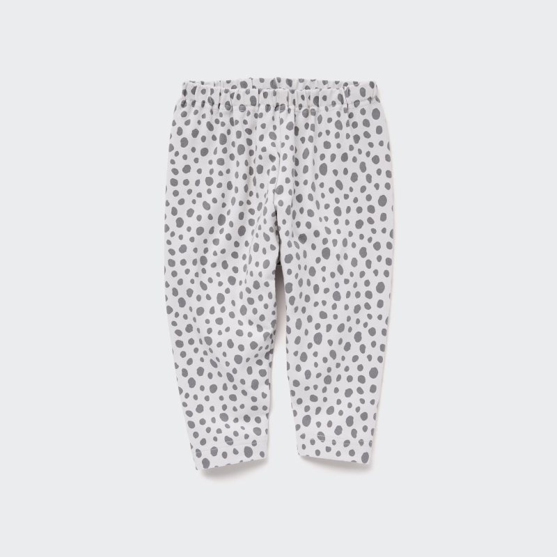 Light Grey Baby Uniqlo Animal Print Relaxed-fit Leggings | USA UEZFK-6041