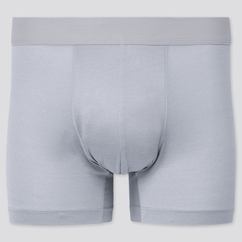 Light Grey Men Uniqlo Airism Low-rise Boxer Briefs | USA LNFGD-4593