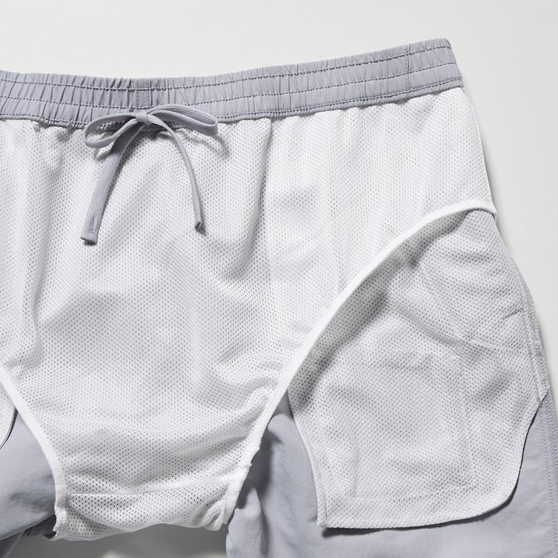 Light Grey Men Uniqlo Swim Active (5.5